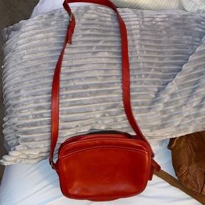 red coach crossbody